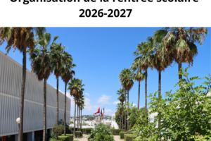 Organisation de la rentrée scolaire 2026-2027 Organisation de la rentrée scolaire 2026-2027